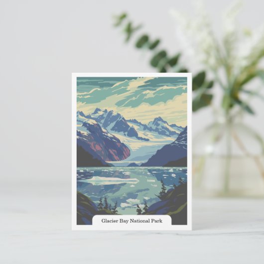Glacier Bay National Park, Alaska, Verenigde State Briefkaart (Staand voorkant)