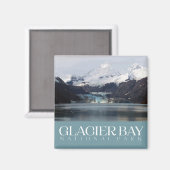 Glacier Bay National Park Magnet Magneet (Voorkant / Achterkant)