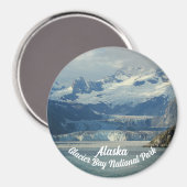Glacier Bay National Park Magnet Magneet (Voorkant / Achterkant)