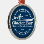 Glacier Bay NP (SK) Metalen Ornament (Rechts)