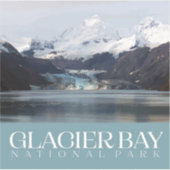Glacier Bay Sticker, Nationaal Park Decal Sticker (Voorkant)