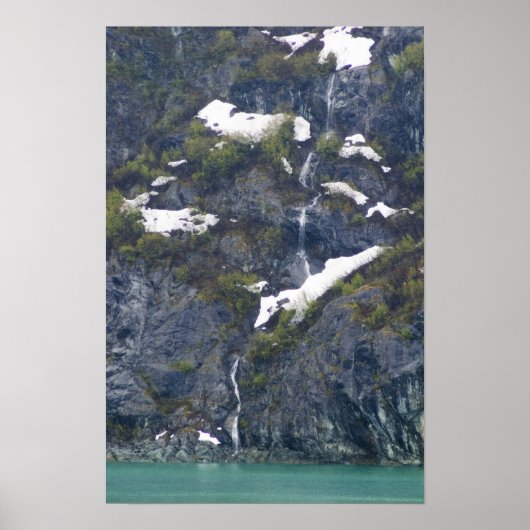 Glacier Bay Waterval Poster (Voorkant)