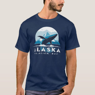 Glacier Bay Whale - Alaska T-shirt