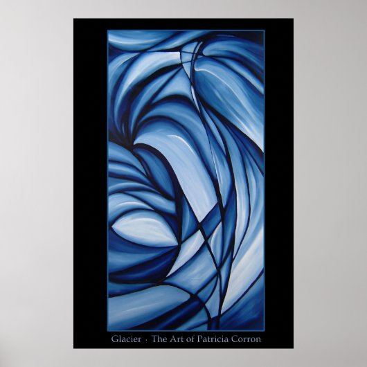 Glacier-Beste kwaliteit Poster (Voorkant)