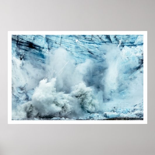 Glacier Calving Poster (Voorkant)