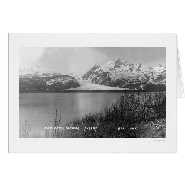 Glacier Davidson Alaska 1914 (Devant horizontal)