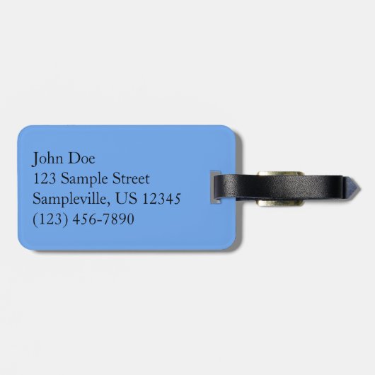 Glacier-Fed Waters van Alaska Bagagelabel (Achterkant horizontaal)