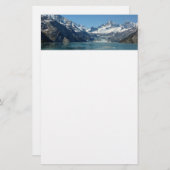 Glacier-Fed Waters van Alaska Briefpapier (Voorkant / Achterkant)