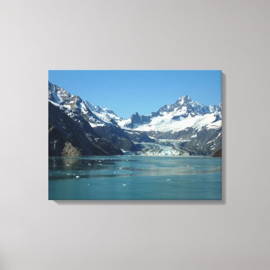Glacier-Fed Waters van Alaska Canvas Afdruk (Voorkant)