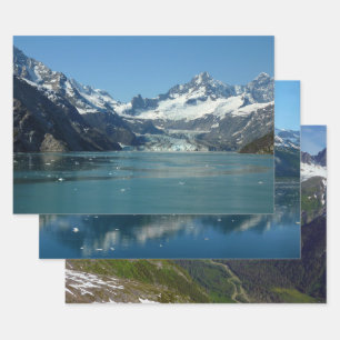 Glacier-Fed Waters van Alaska Inpakpapier Vel