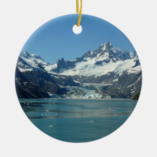 Glacier-Fed Waters van Alaska Keramisch Ornament (Voorkant)