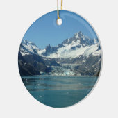 Glacier-Fed Waters van Alaska Keramisch Ornament (Links)