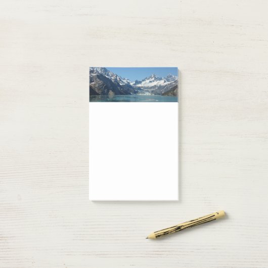 Glacier-Fed Waters van Alaska Post-it® Notes (Op bureau)