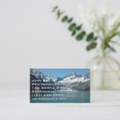 Glacier-Fed Waters van Alaska Visitekaartje (Staand voorkant)