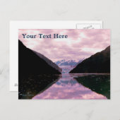 Glacier Fjord Briefkaart (Voorkant / Achterkant)