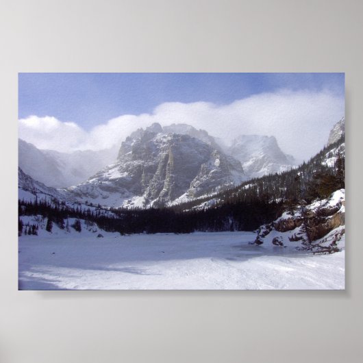 Glacier Gorge Poster (Voorkant)