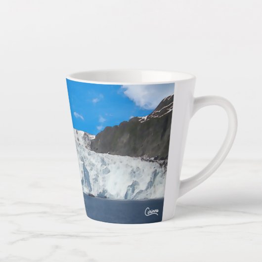 Glacier Holgate - Latte Mug (Droite)