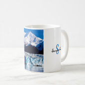 Glacier Hubbard, Alaska Mug (Devant droit)