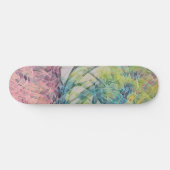 Glacier Ice Abstract Art Colorful Skateboard Deck (Horz)