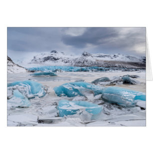 Glacier Ice-landschap, IJsland