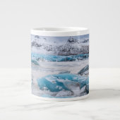 Glacier Ice-landschap, IJsland Extra Grote Beker (Voorkant)