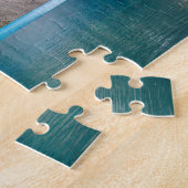 Glacier Lake Mountain Jigzaag Puzzle Legpuzzel (Zijkant)