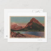 Glacier, MT - Uitzicht van Grinnell Mt. & Swiftcur Briefkaart (Voorkant / Achterkant)