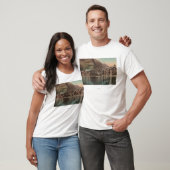 Glacier, MT - Uitzicht van het vele Glacier Hotel T-shirt (Unisex)