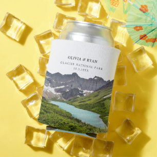 Glacier Nationaal Park Bruiloft Favor Custom Blikjeskoeler