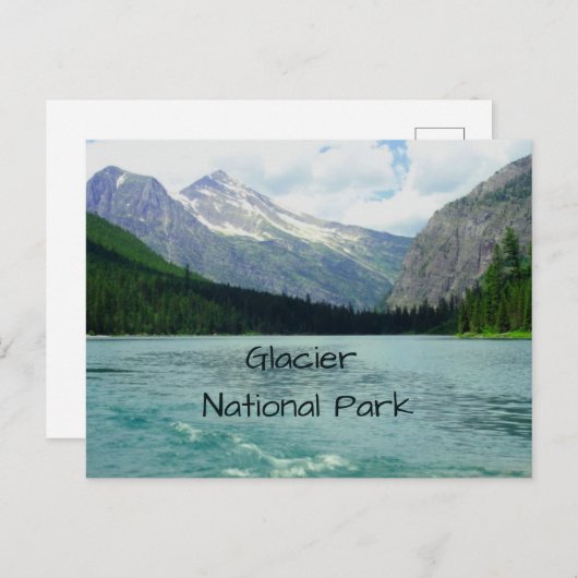 Glacier Nationaal Park Montana Briefkaart (Voorkant / Achterkant)