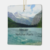 Glacier Nationaal Park Montana Keramisch Ornament (Links)
