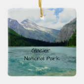 Glacier Nationaal Park Montana Keramisch Ornament (Voorkant)