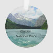 Glacier Nationaal Park Montana Ornament (voorkant)