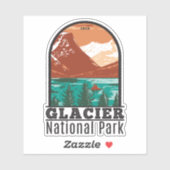 Glacier Nationaal Park Montana Sticker (Vel)