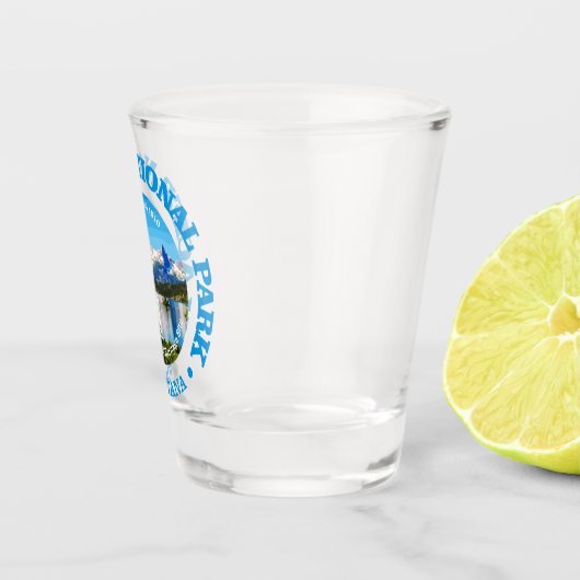 Glacier Nationaal Park (rd)2 Shot Glas (Rechts)