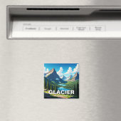 Glacier Nationaal Park Reis Magneet (Insitu (Vaatwasser))