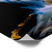 Glacier Nationaal Park Watervallen Poster (Hoek)