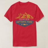 Glacier national park 3 t-shirt (Design voorkant)
