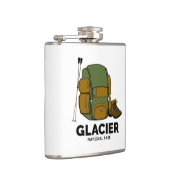 Glacier National Park Backpack Heupfles (Rechts)