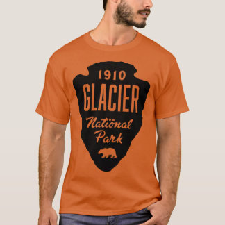 Glacier National Park Beer Arrowhead Zwart T-shirt
