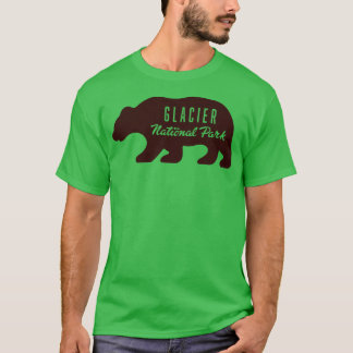 Glacier National Park Beer Brown T-shirt