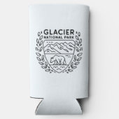 Glacier National Park Beer Embleem (Achterkant)