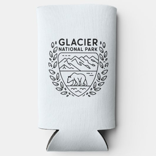 Glacier National Park Beer Embleem (Voorkant)
