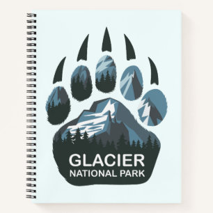 Glacier National Park Beer Paw Notitieboek
