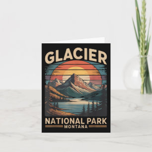 Glacier National Park Beer Vintage Montana Wandele Kaart