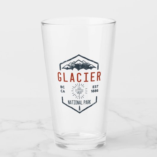 Glacier National Park Canada  Glas (Voorkant)