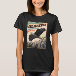 Glacier National Park Eagle Kijk T-shirt