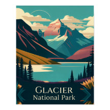 Glacier National Park Hedendaags Ontwerp