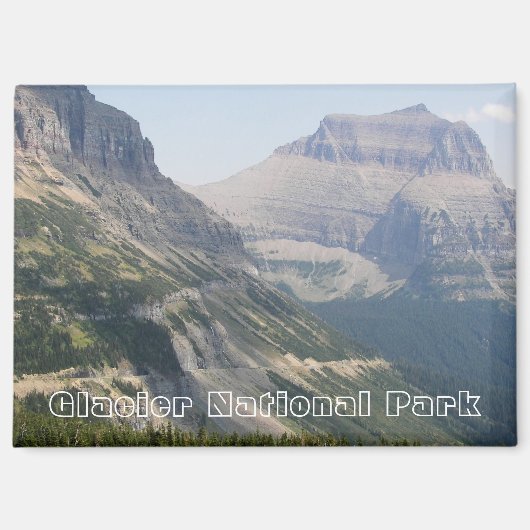 Glacier National Park Logan Pass Landschap Magneet (Voorkant)