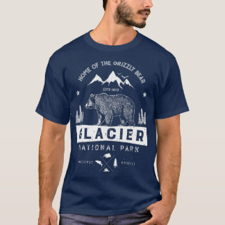 Glacier National Park  Montana Beer Mannen T-shirt